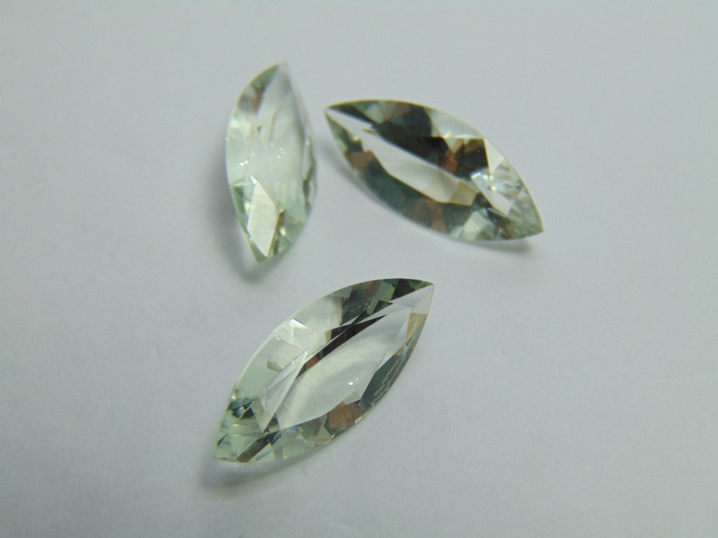 16.45ct Prasiolite Calibrated 21x9mm