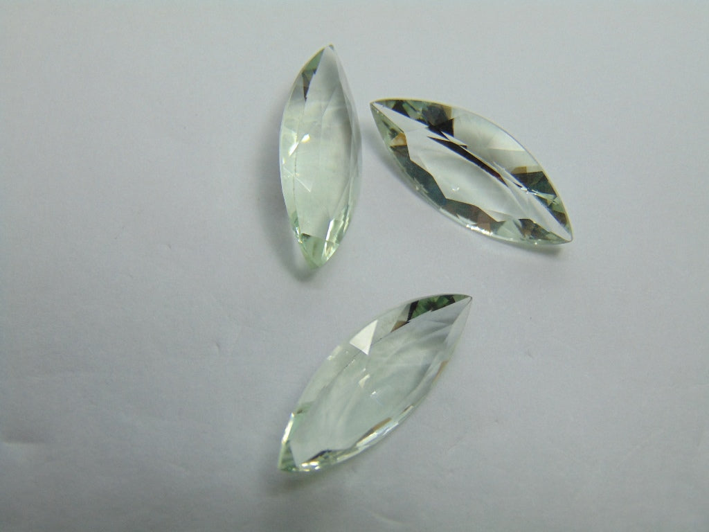 16.45ct Prasiolite Calibrated 21x9mm