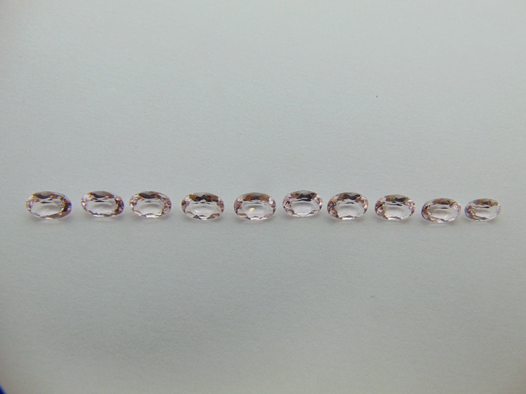 4.58ct Morganite Calibrated 6x4mm