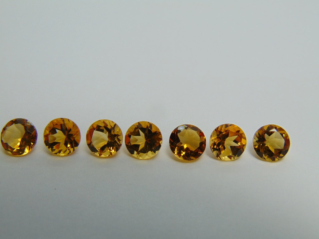 9.60ct Citrine Calibrated 7mm