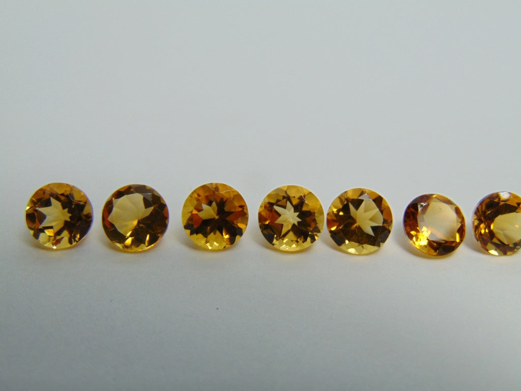 9.60ct Citrine Calibrated 7mm