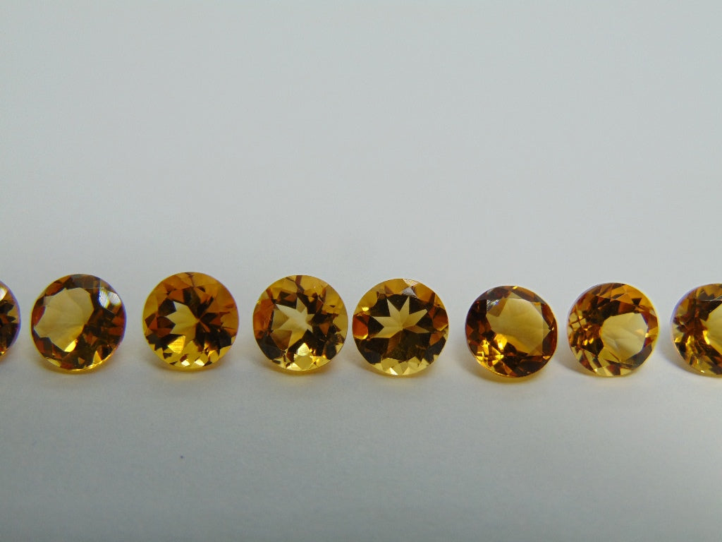 9.60ct Citrine Calibrated 7mm