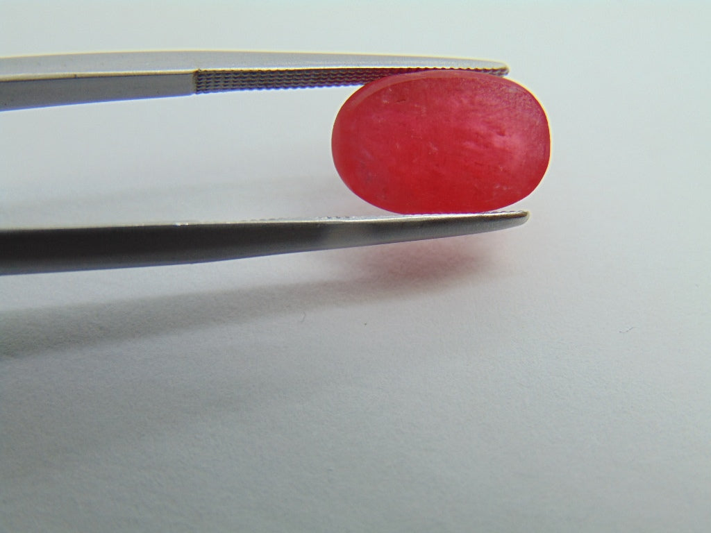 5.15ct Rhodonite Cabochon 12x8mm