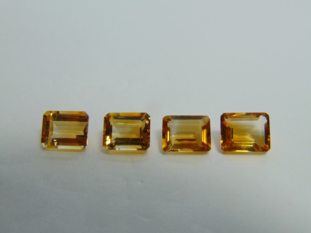 12.85ct Citrine Bicolor 10x8mm