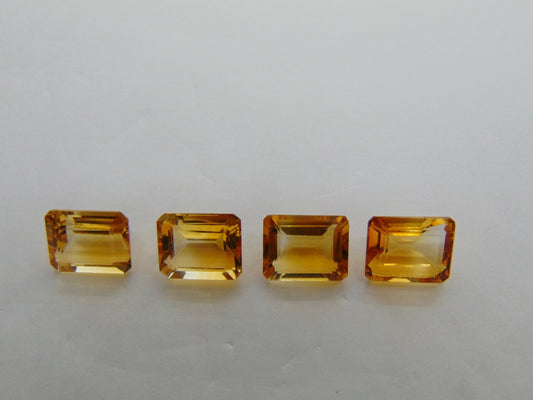 12.85ct Citrine Bicolor 10x8mm