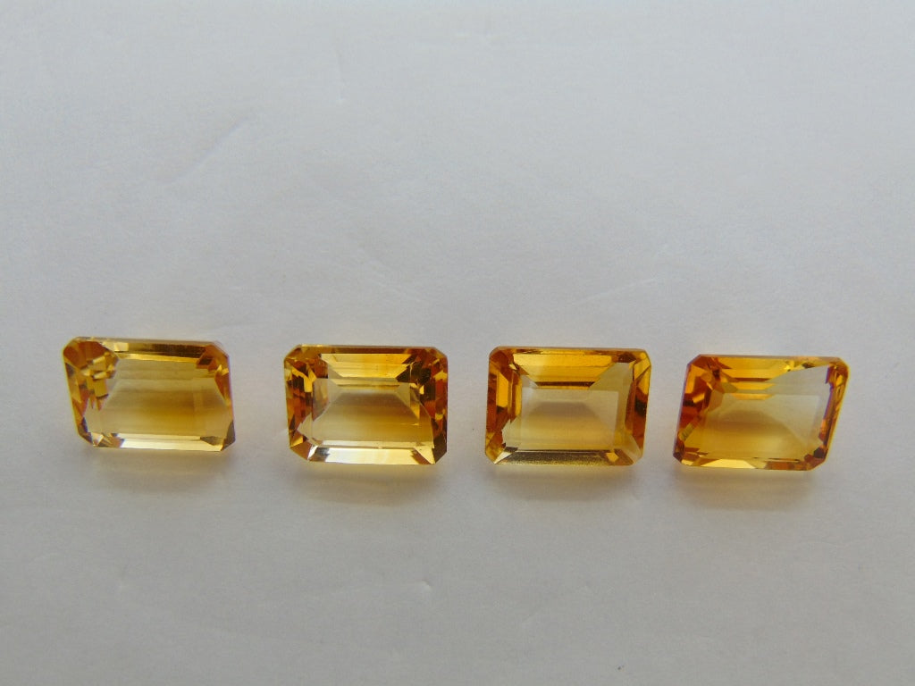 12.85ct Citrine Bicolor 10x8mm