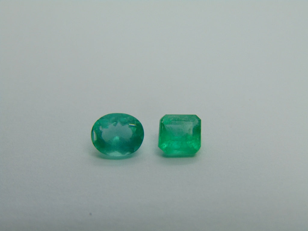 1.87ct Emerald 7x6mm 5mm