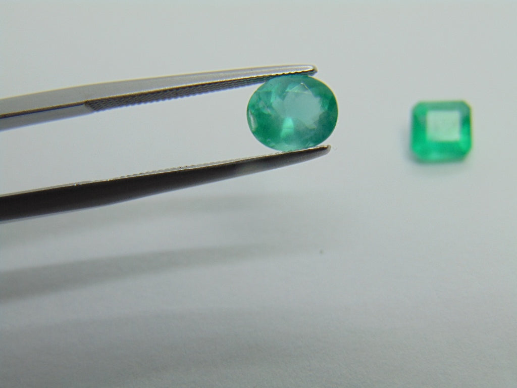 1.87ct Emerald 7x6mm 5mm