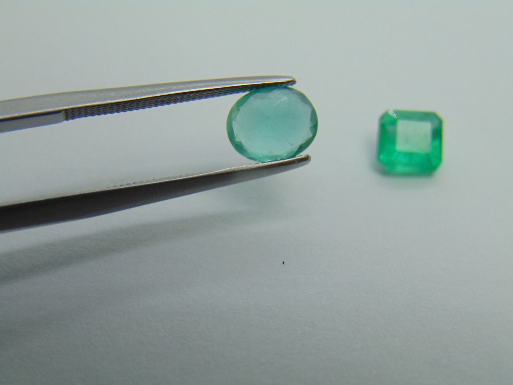 1.87ct Emerald 7x6mm 5mm