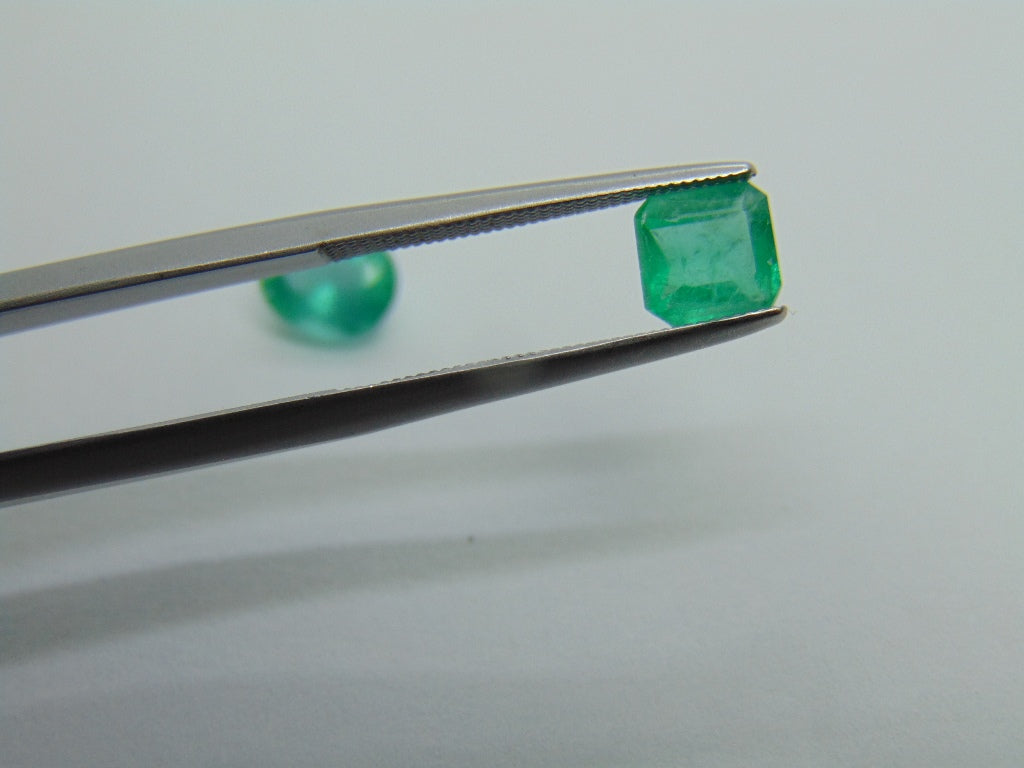 1.87ct Emerald 7x6mm 5mm