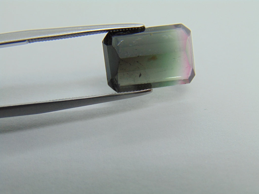 6.80ct Tourmaline Bicolor 13x9mm