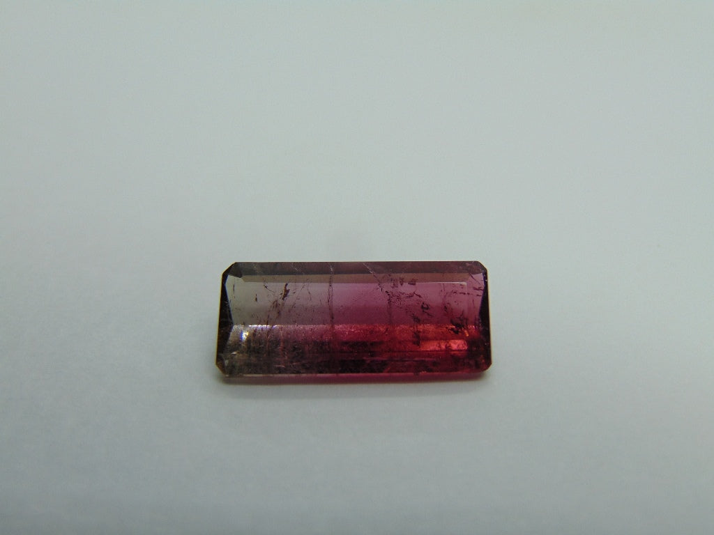 8.10ct Tourmaline bicolor 20x9mm