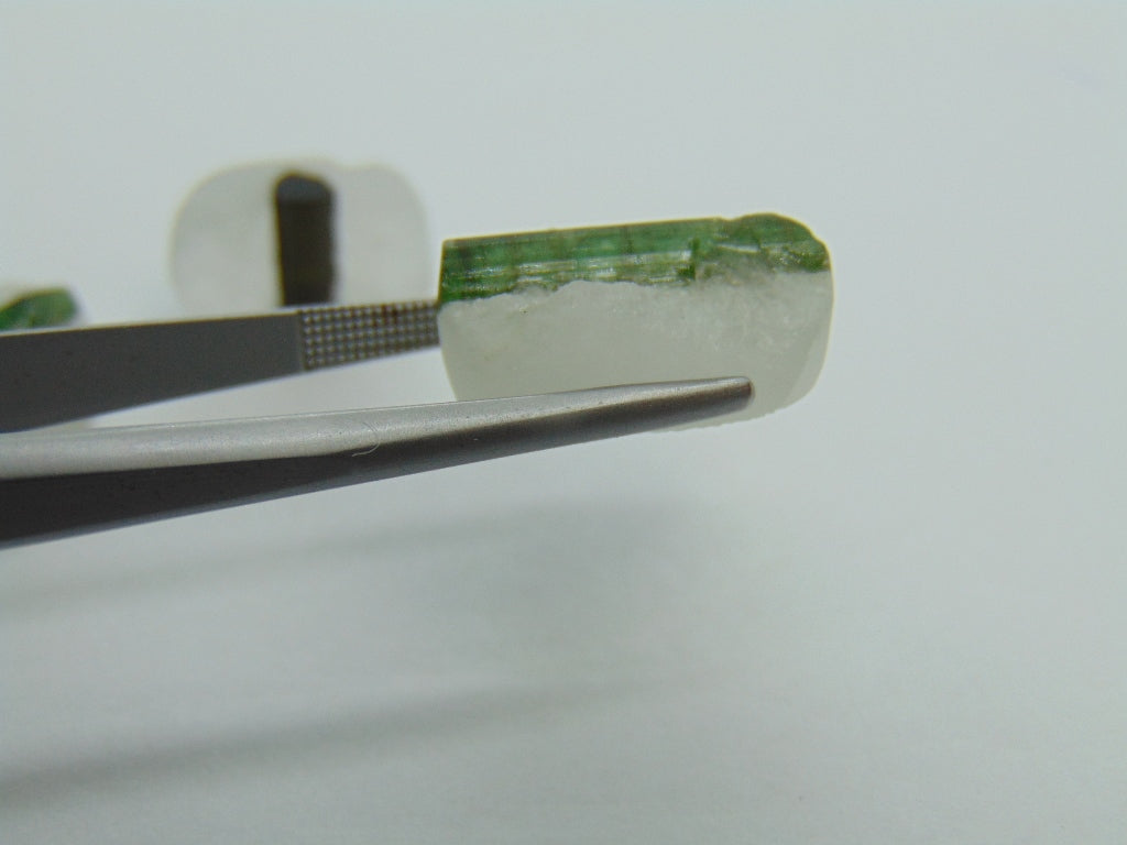 40.50cts Tourmaline piece 18x12mm / 17x13mm / 16.5x12mm