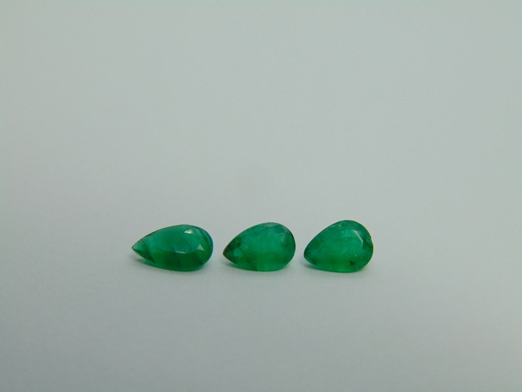 1.64ct Emerald 7x5mm 7x5mm 8x5mm