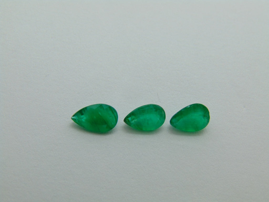 1.64ct Emerald 7x5mm 7x5mm 8x5mm