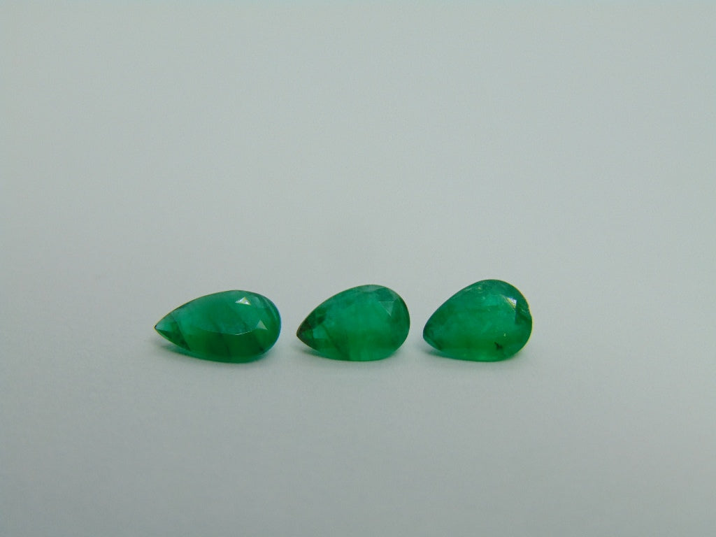 1.64ct Emerald 7x5mm 7x5mm 8x5mm