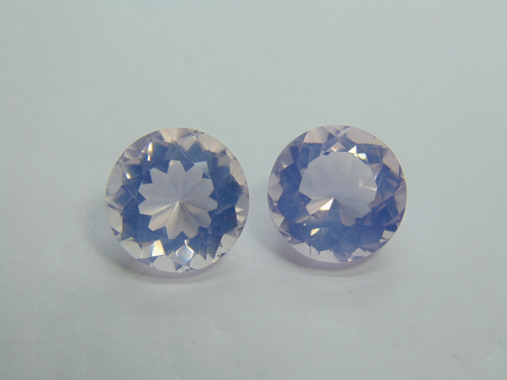 25ct Amethyst Lavender Pair 15mm