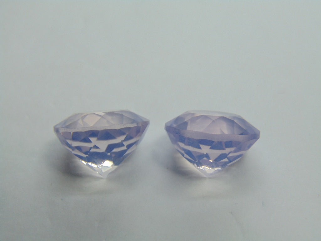 25ct Amethyst Lavender Pair 15mm