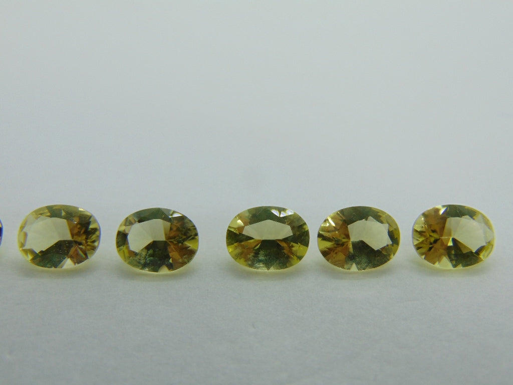 9.30cts Quartz (Green Gold) Calibrated