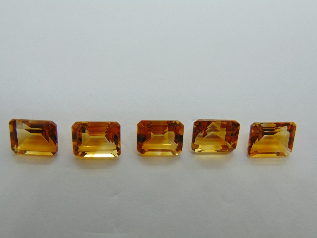 15.35ct Citrine Calibrated 10x8mm