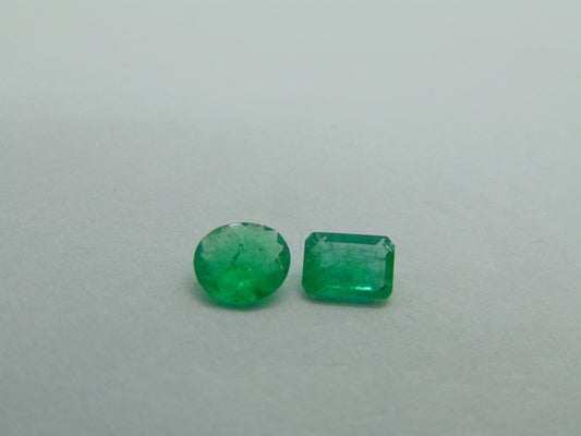 1.03ct Emerald 6x4mm 6x5mm