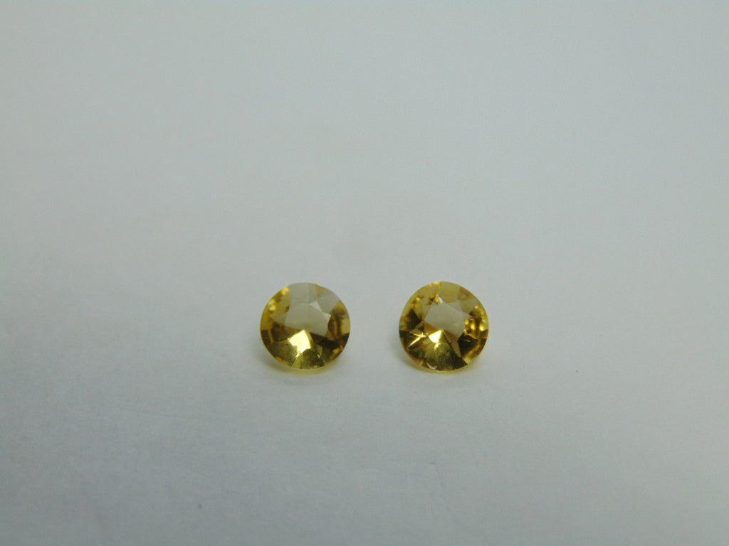 1.94ct Beryl Pair 7mm
