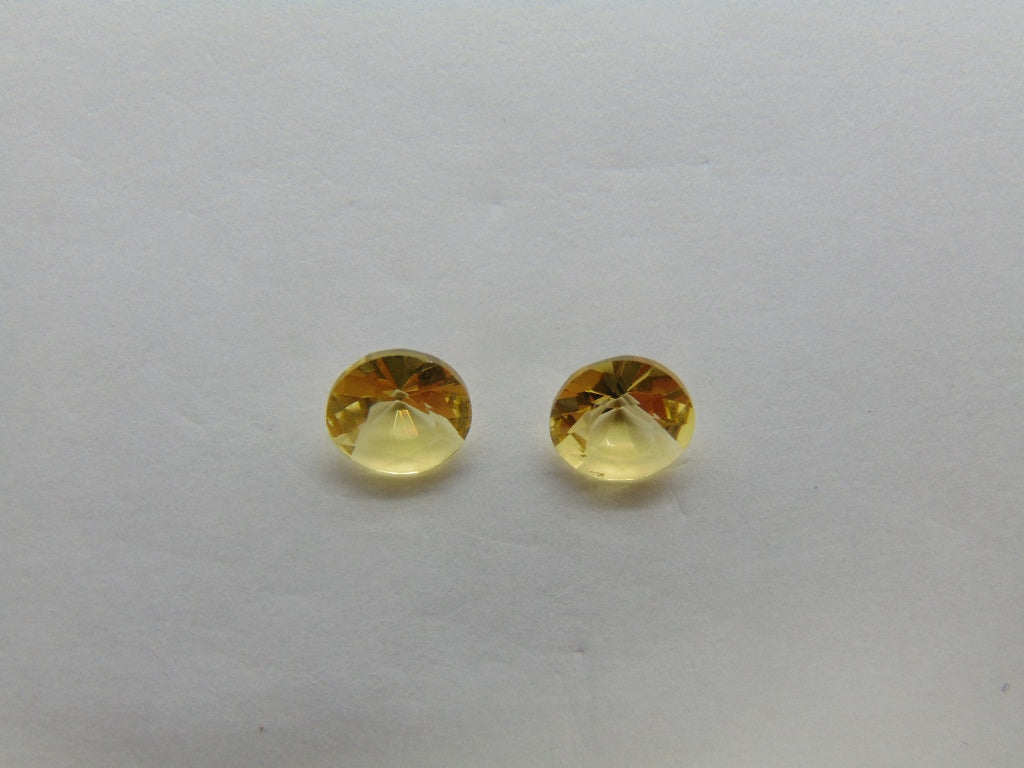 1.94ct Beryl Pair 7mm