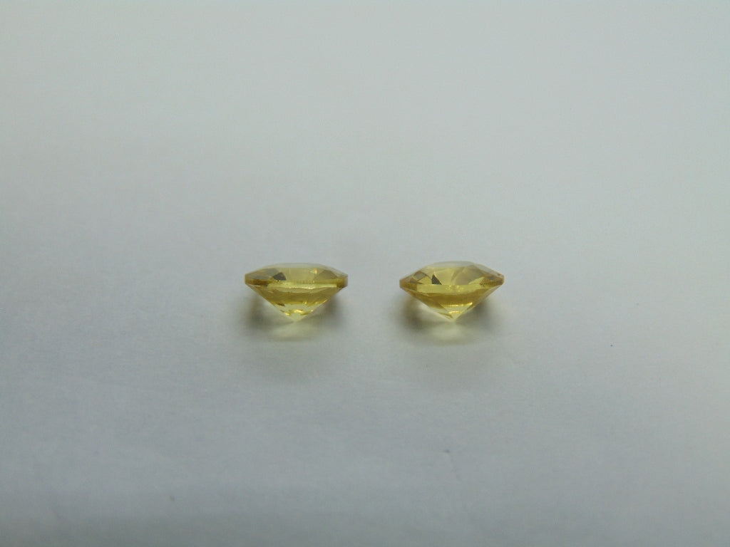 1.94ct Beryl Pair 7mm