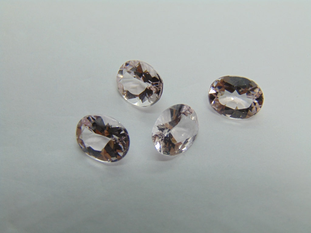 6.20ct Morganites Calibrated 9x7mm