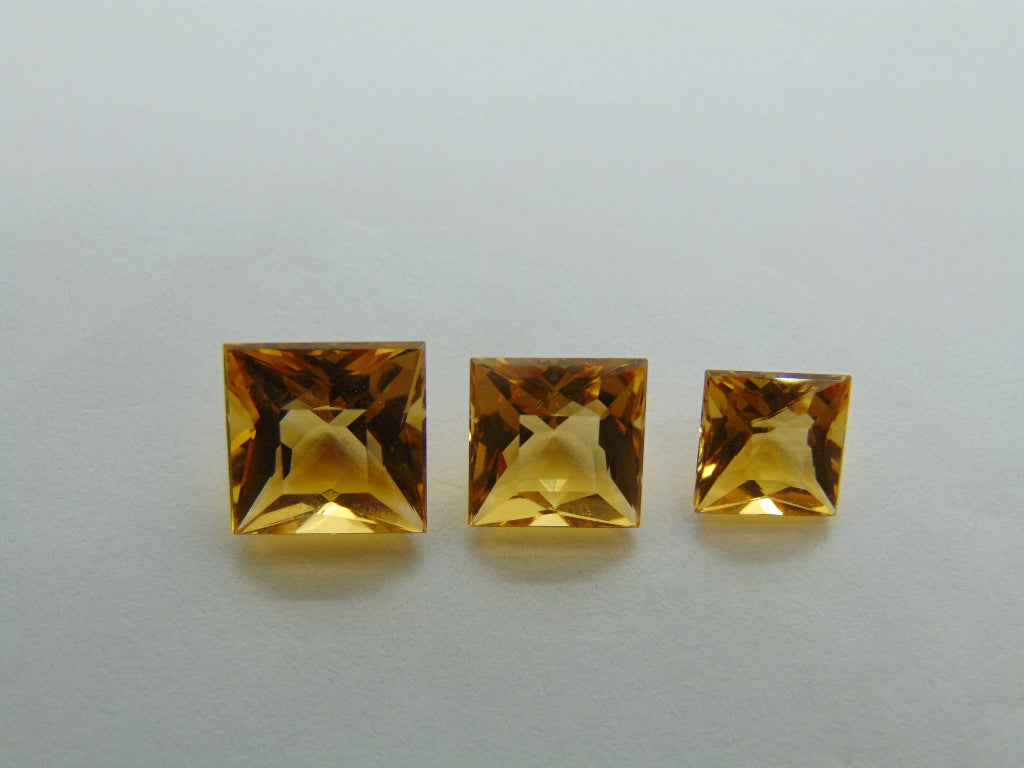 5.73ct Citrine 8mm 7mm 6mm