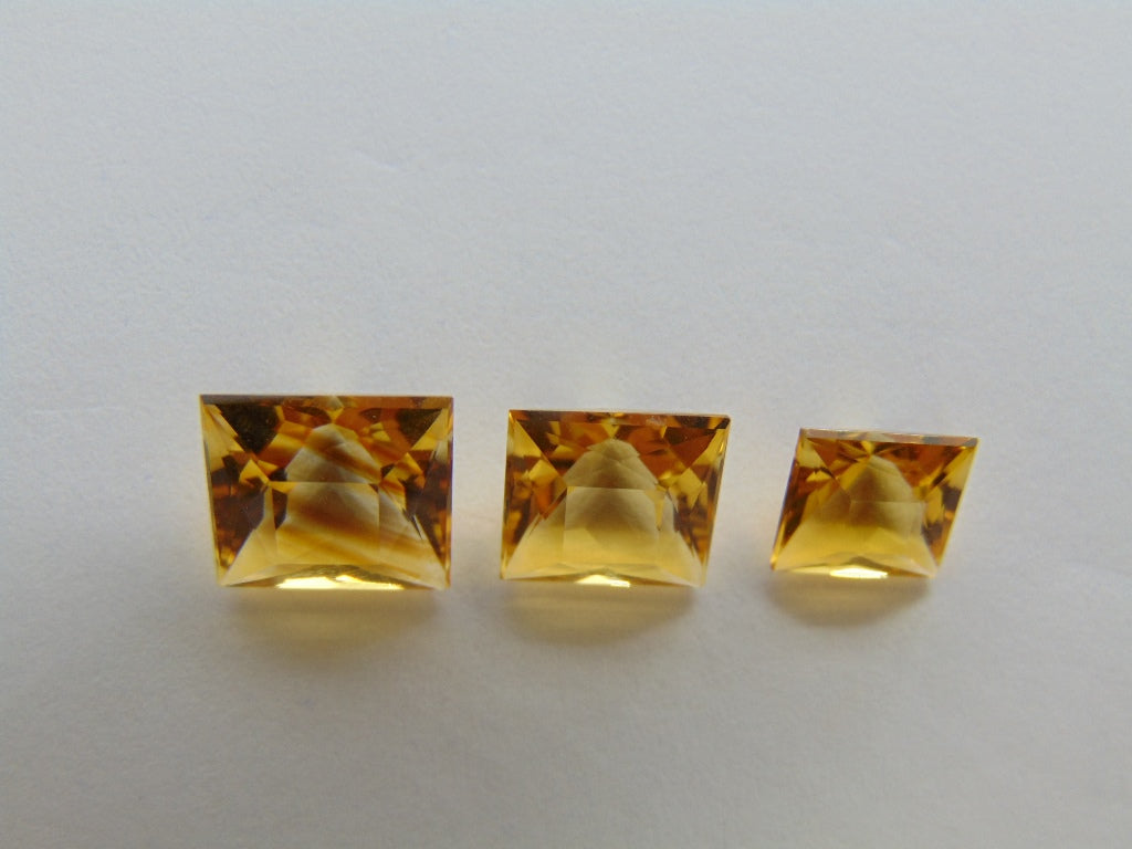 5.73ct Citrine 8mm 7mm 6mm