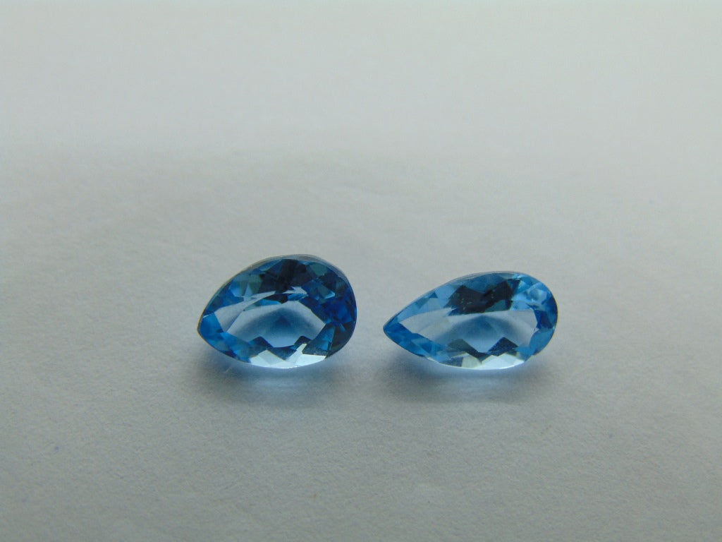 3.18ct Topaz Swiss 8x6mm 9x5mm