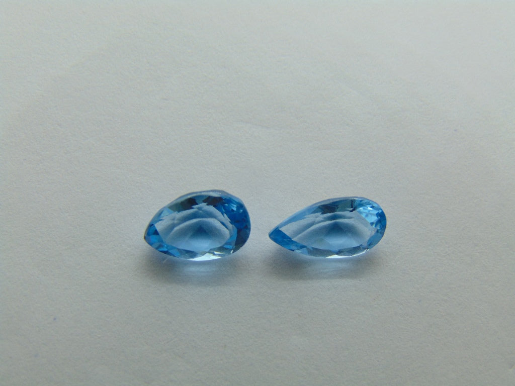 3.18ct Topaz Swiss 8x6mm 9x5mm