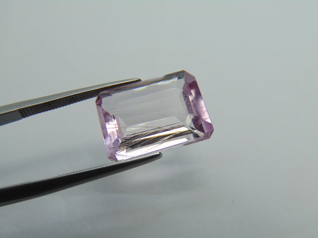 9.15ct Kunzite With Needles 15x11mm