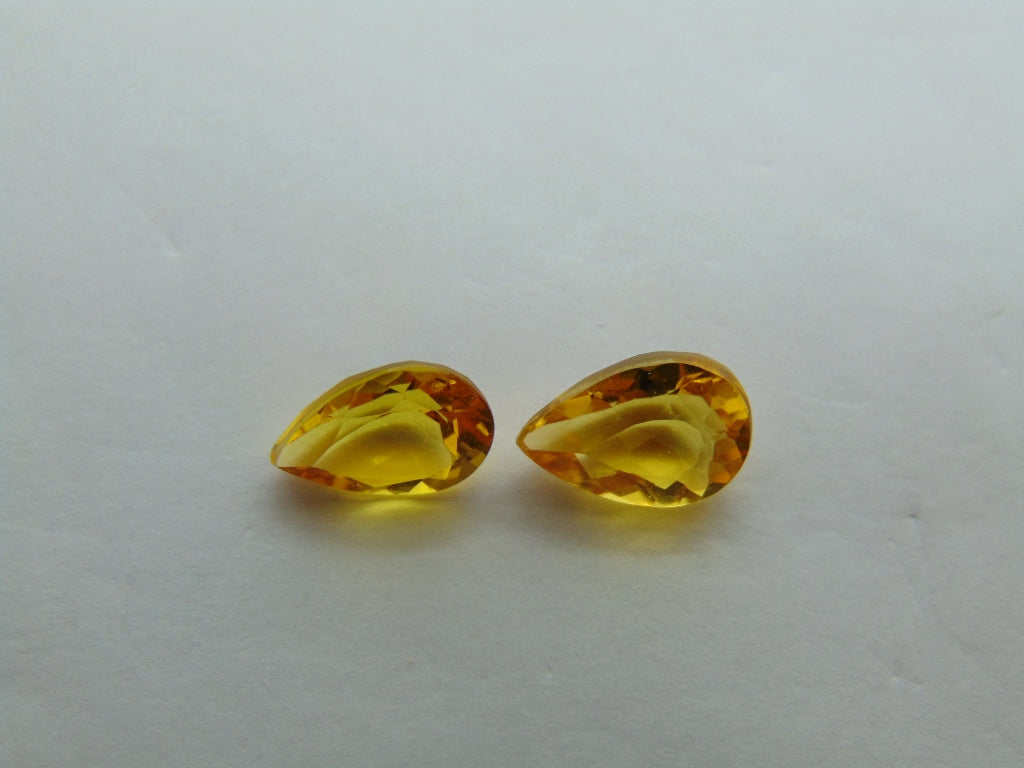 3.45ct Beryl Pair 10x7mm