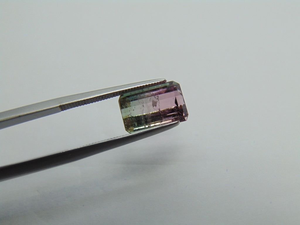 4ct Tourmaline Bicolor 11x7mm