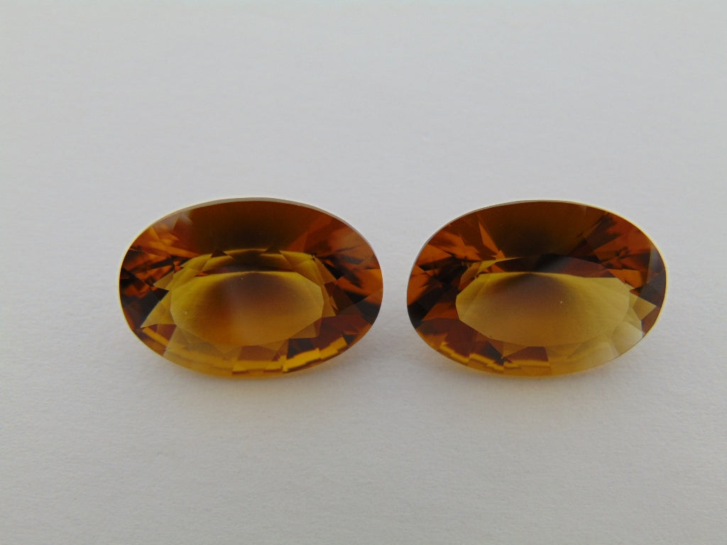20.15cts Citrine (Pair)