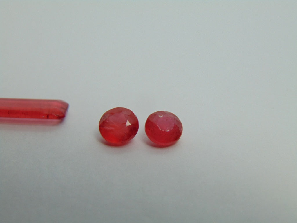 6.35ct Rhodonite 6mm 17x6mm