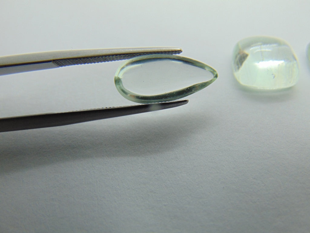 14.80ct Beryl Cabochon 15x7mm 11mm