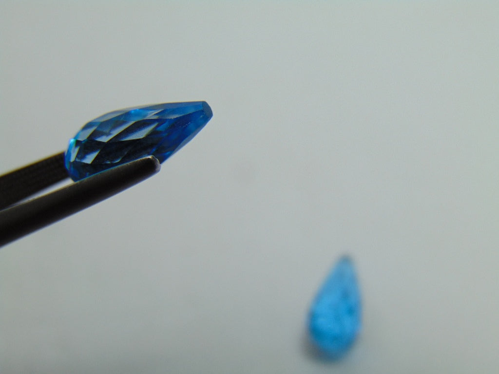 8ct Topaz Pair 13x6mm