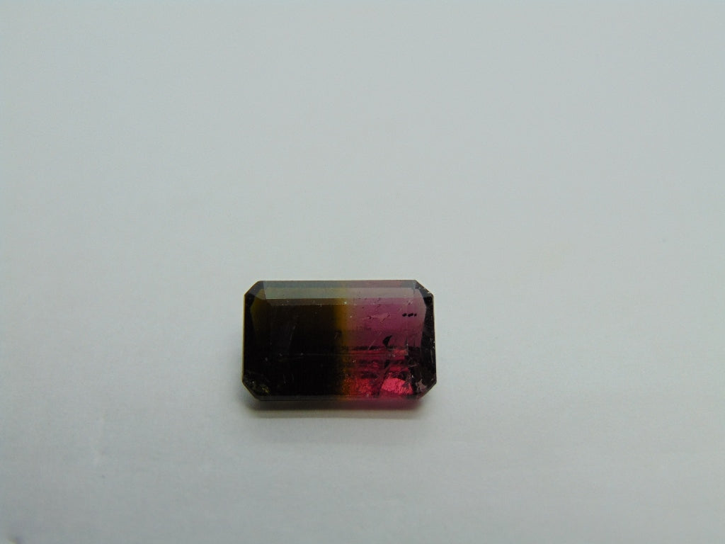5.25ct Tourmaline Bicolor 13x8mm