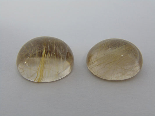 47.40cts Rutile (Pair)