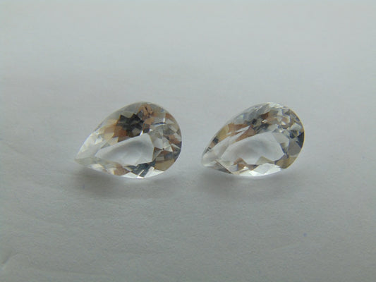 8.28ct Topaz Pair 12x9mm