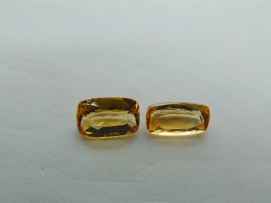 3.28ct Imperial Topaz 9x6mm 9x5mm