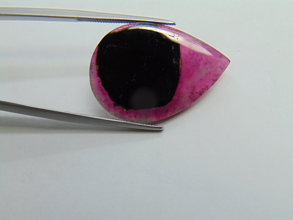 14.30ct Tourmaline Bicolor 26x18mm