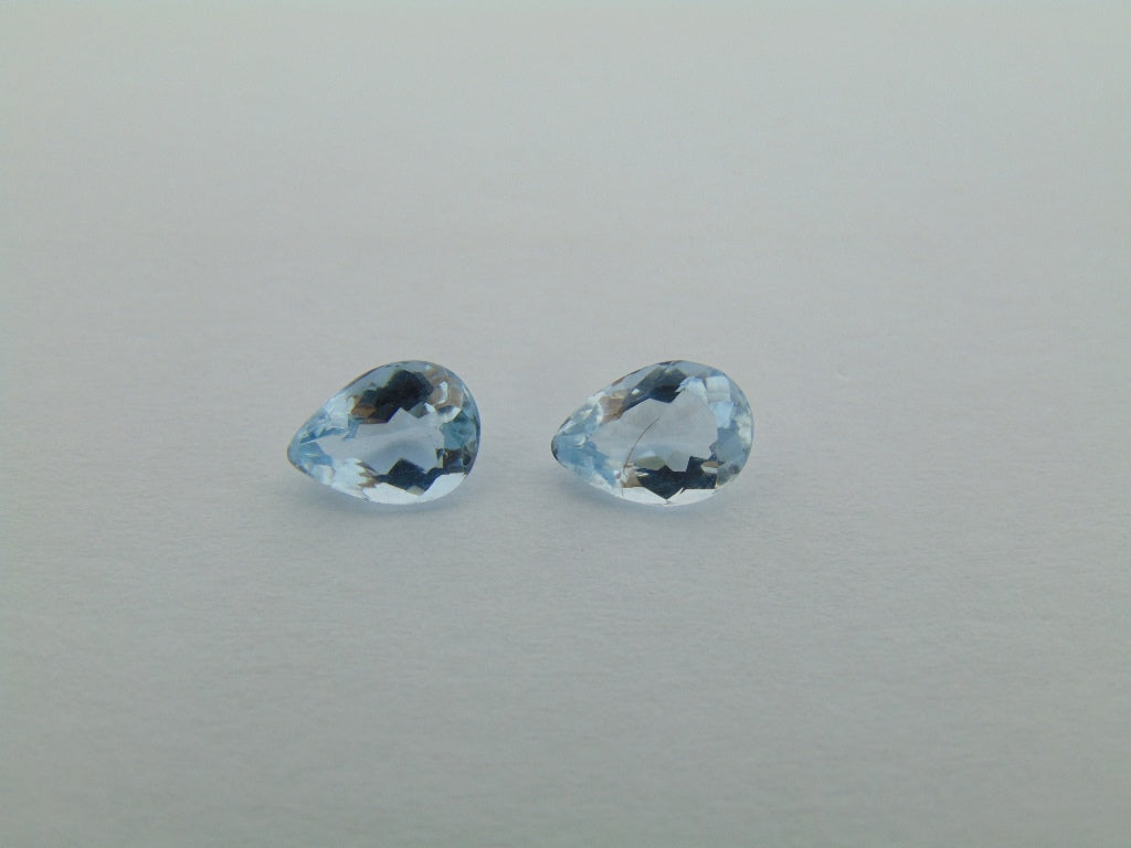 1.75ct Aquamarine Calibrated 8x5mm