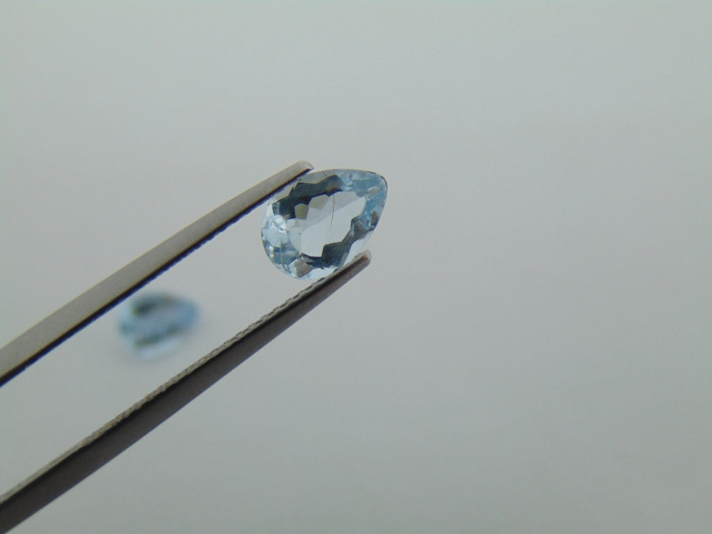1.75ct Aquamarine Calibrated 8x5mm