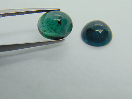 9.60ct Tourmaline Cabochon 11x9mm 11mm