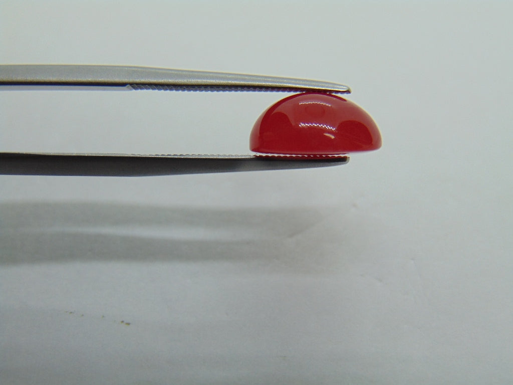 5.19ct Rhodonite Cabochon 11x9mm