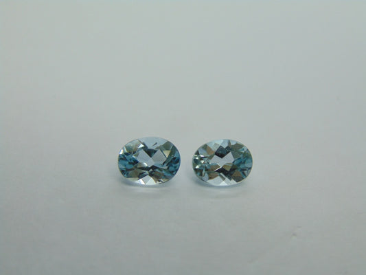 3.60ct Topaz Pair 8x6mm